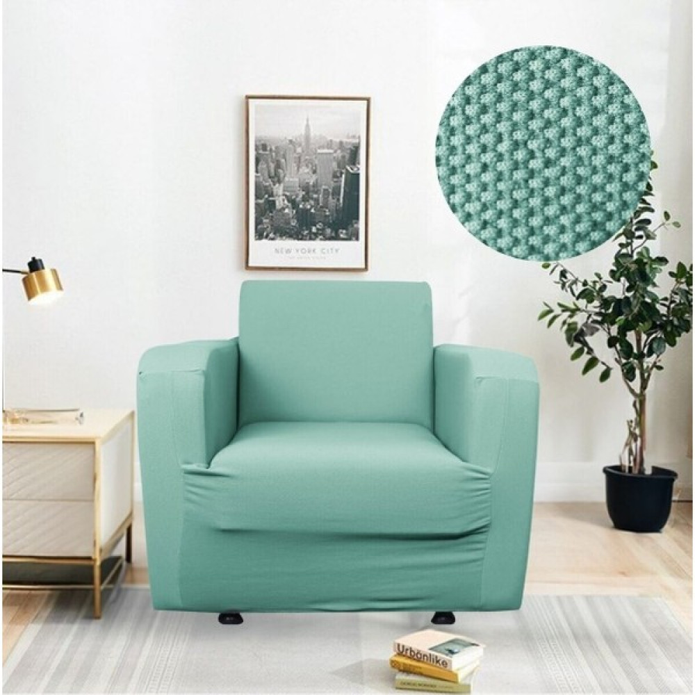 Btf Home Mikropetek Likrali Tek Kişilik Koltuk Kılıfı Streç Lastıklı Berjer Çekyat Kanepe örtüsü - 80 x 120 cm - Mint Koltuk & Kanepe Örtüsü Fiyatı