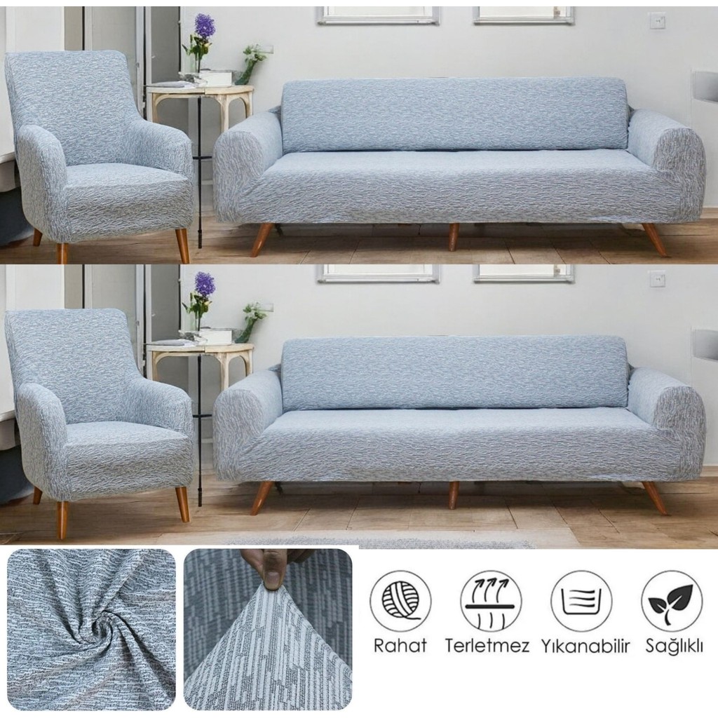Btf Home Streç Lastikli Jakarlı 3 3 1 1 Koltuk Örtüsü Takımı| Kanepe Kılıfı| Çekyat Örtüsü| Koltuk Kılıfı - Gri - 230 x 180 cm SSD / Solid State Drive Fiyatı