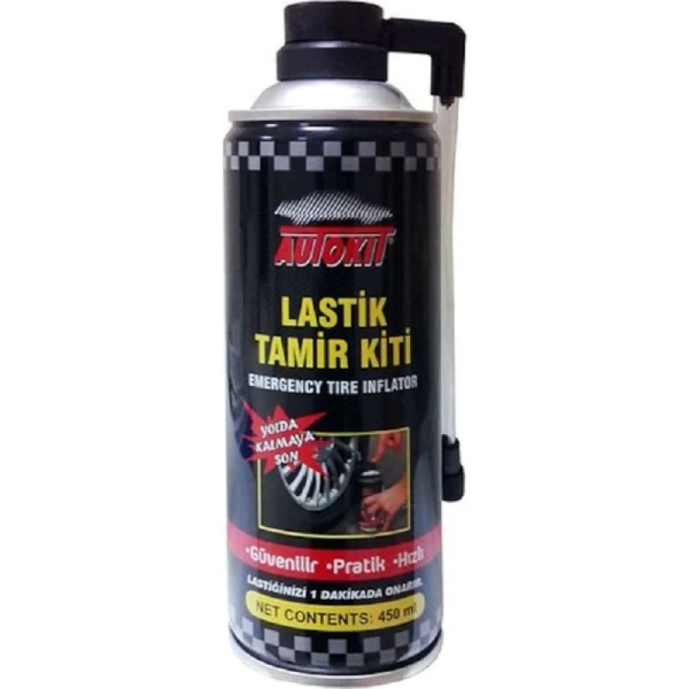 BTL Autokit Lastik Tamir Kiti Acil Lastik Şişirici Sprey 450 ml Lastikler Fiyatı