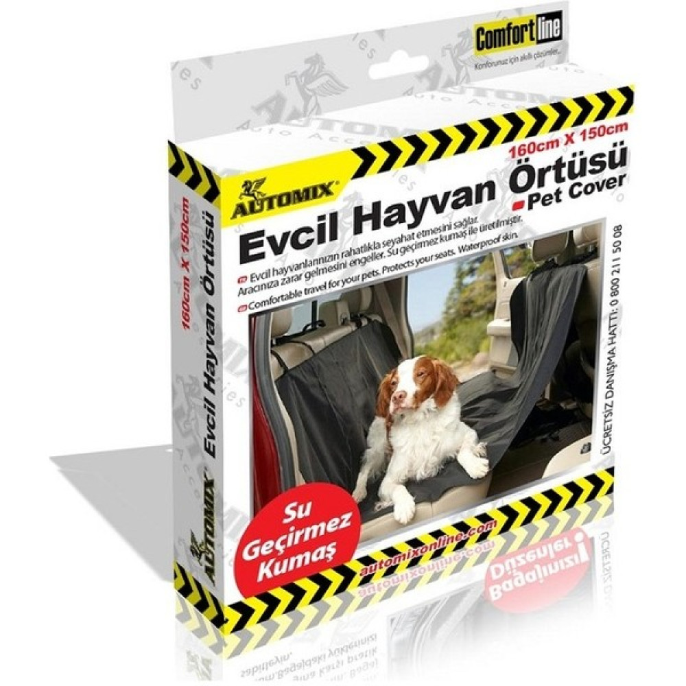 Btl Otomotiv Araç Evcil Hayvan Örtüsü Araç Koltuk Örtü 160 cm x 150 cm - Siyah Oto Koltuk Minderi Fiyatı