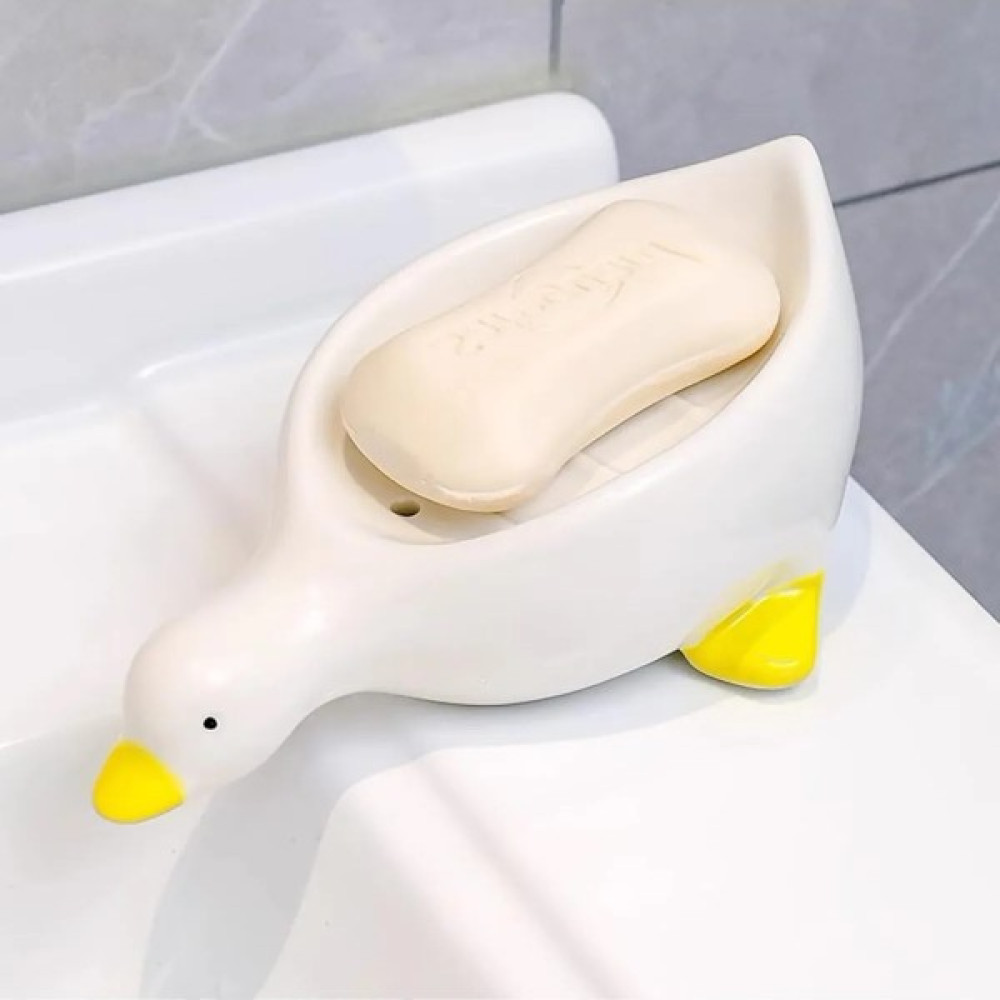 Btm Home Sabunluk - Banyo Mutfak Için Su Tutmaz - Dekoratif Ördek Sabunluk 1 Adet Sabunluk Fiyatı