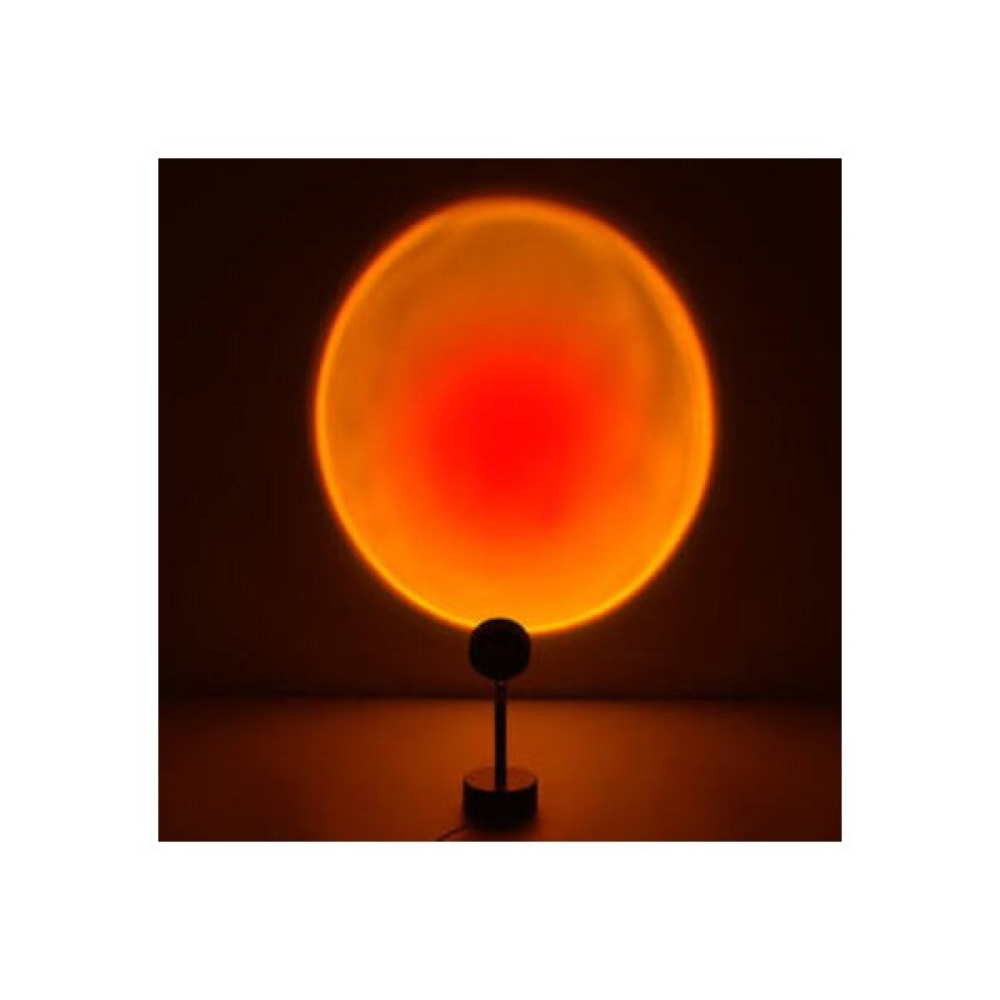 Btsan 90 Derece Döndürülebilen USB Girişli Sunset Lamp - Siyah Masa Lambası Fiyatı