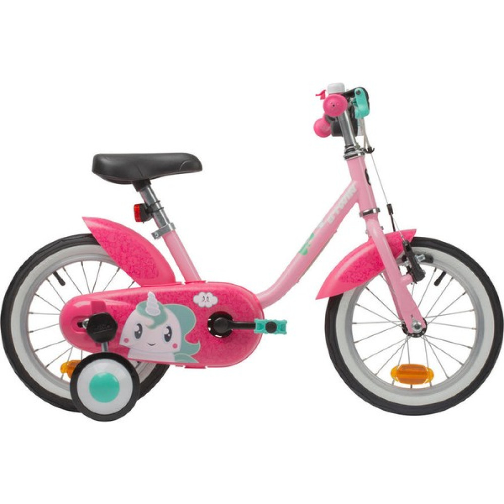 Btwin Çocuk Bisikleti - 14"- 3 / 5 Yaş - Unicorn Desenli - 500 Çocuk Bisikletleri Fiyatı