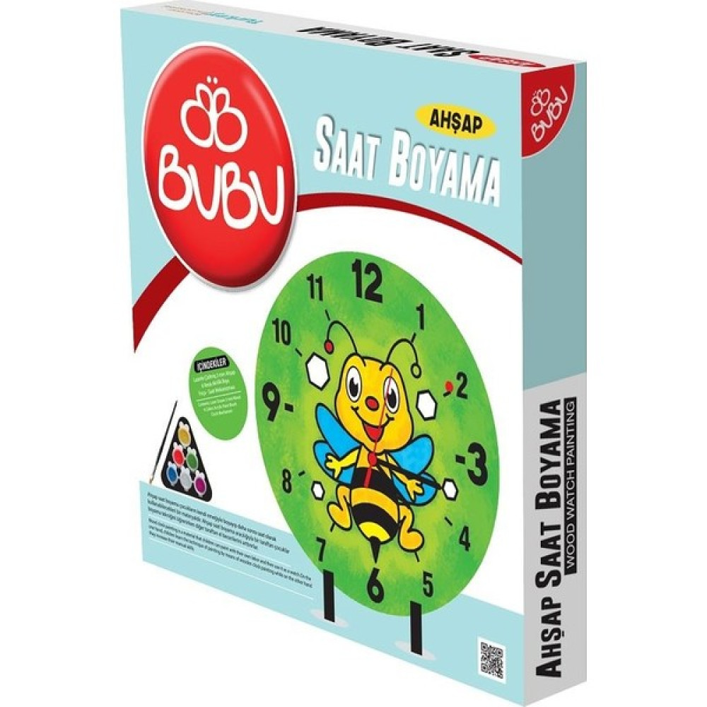 Bu-Bu Ahşap Saat Boyama Sanatsal Malzemeler Fiyatı