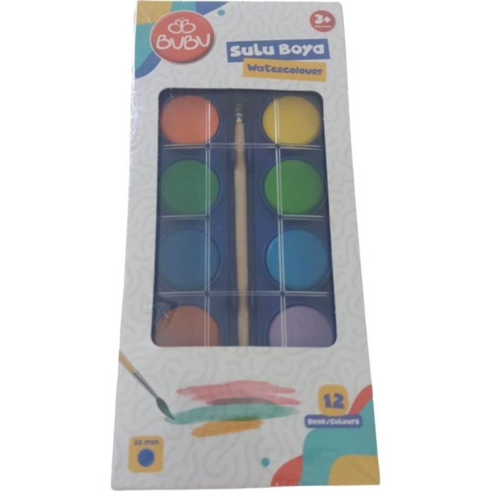 Bu-Bu Suluboya 12 Renk Sulu Boya Fiyatı