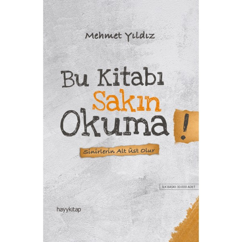Bu Kitabı Sakın Okuma! - Mehmet Yıldız Deneme - İnceleme Fiyatı