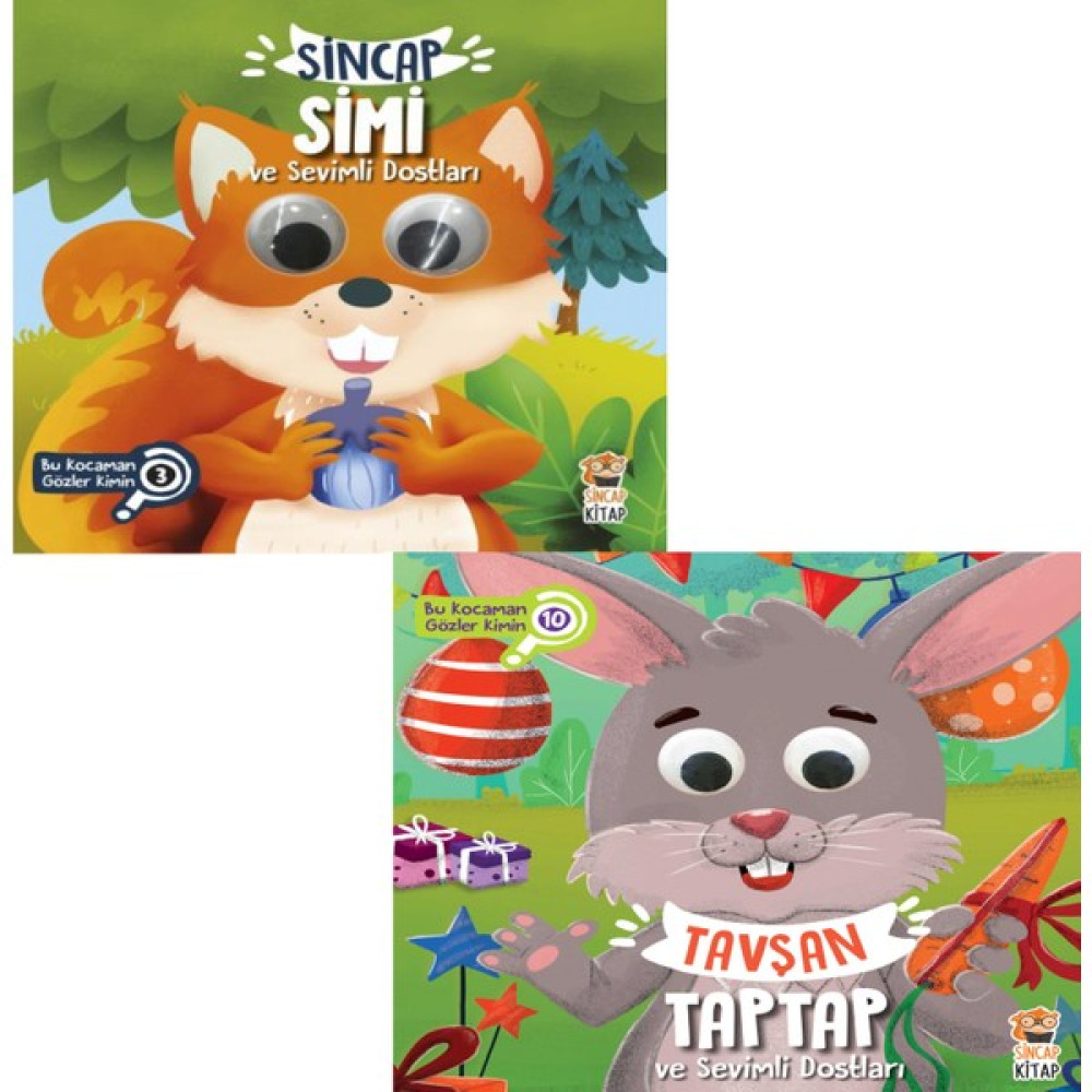 Bu Kocaman Gözler Kimin? Set1 Sincap Simi/ Tavşan Taptan ve Sevimliarkadaşları - Çocuk Kitabı Çocuk Masal Fiyatı