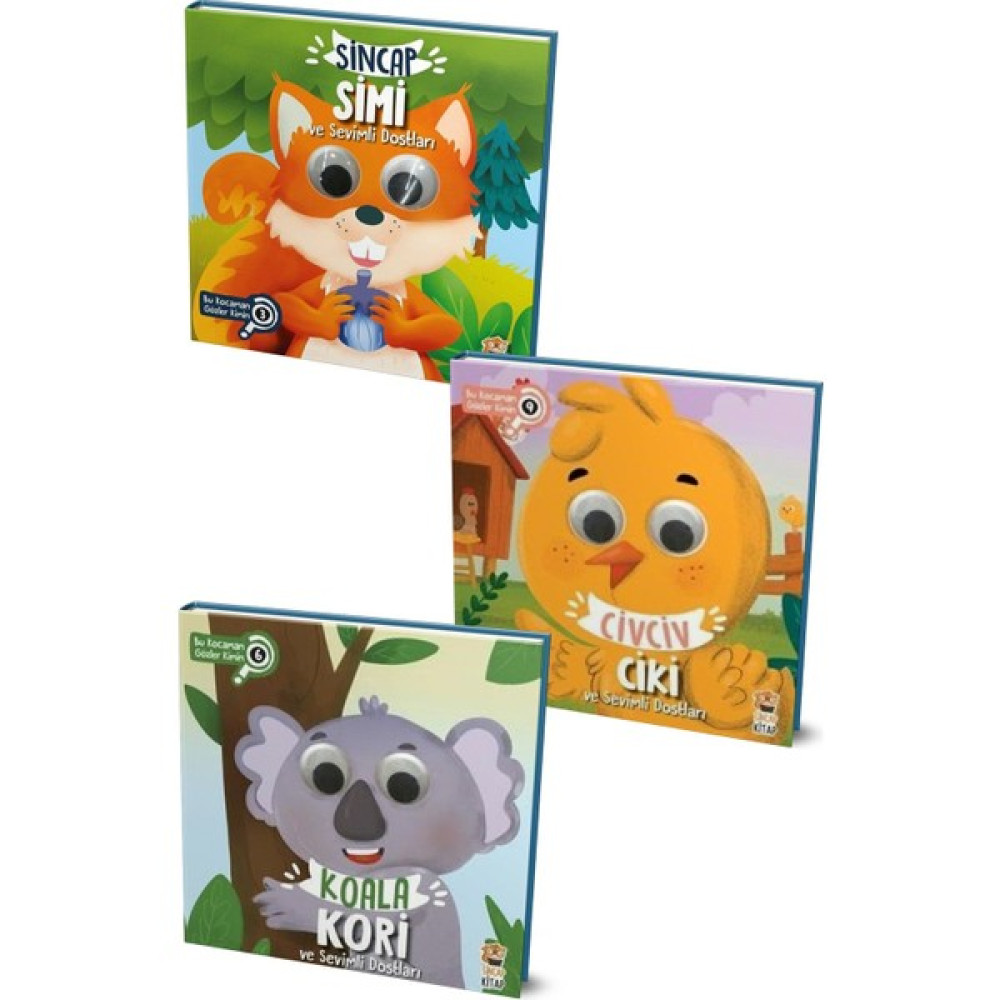 Bu Kocaman Gözler Kimin Sincap Simi Rı - Civciv Ciki - Koala Kori + Boyama Kitabı Çocuk Masal Fiyatı