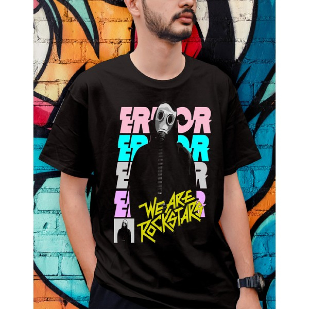Bu Tişört 'we Are Rock Star' Temalı Oversize Tişört Erkek T-shirt Fiyatı