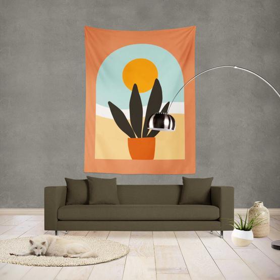 Buanart 70x100 cm Flower Duvar Örtüsü