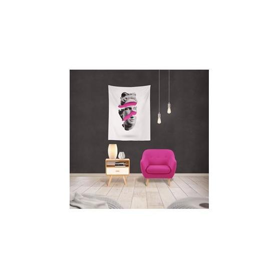 Buanart 70x100 cm Pembe Kafa Duvar Örtüsü