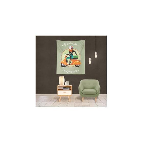 Buanart 70x100 cm Vespa La Dolce Vita Duvar Örtüsü