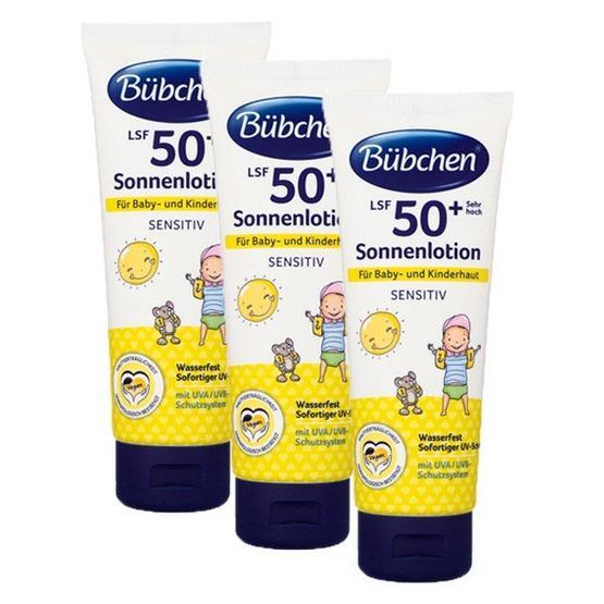Bubchen 3x100 ml Güneş Losyonu 50 Faktör Bebek