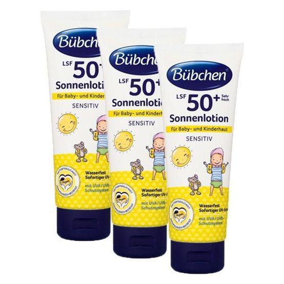 Bubchen 3x100 ml Güneş Losyonu 50 Faktör Bebek