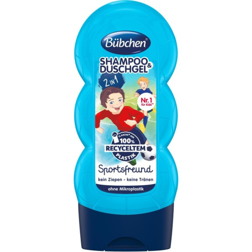 Bübchen Çocuk ŞampuanDuş Jeli 2 in 1 Sporty Friend 230 ml Bebek Şampuanı Fiyatı