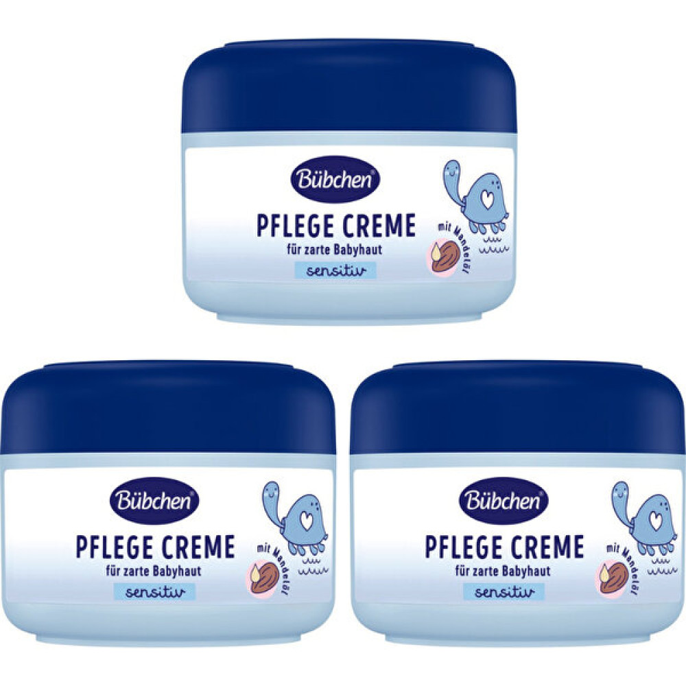 Bübchen Pflege Creme 75 Ml Yüz ve Vücut İçin Bebek Bakım Kremi x 3 Adet - 225 ml Bebek Bakım Fiyatı