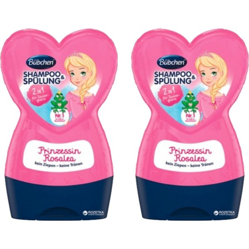 Bübchen Prenses Rosalea Çocuk Şampuanı + Balsam 230 ml x 2 Adet - Şeffaf Bebek Şampuanı Fiyatı