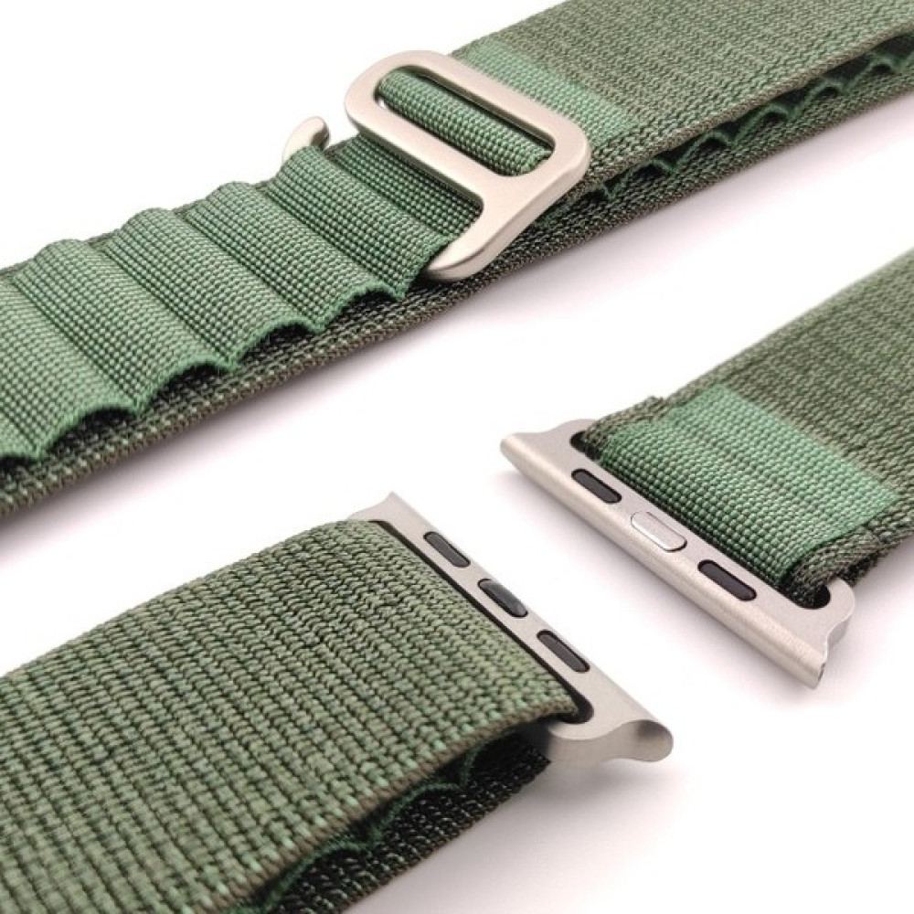 Bubitechh Apple Watch Uyumlu Alpine Kordon Kayış 42-44-45-49MM Yeşil Erkek Bayan - 49mm Giyilebilir Teknoloji Aksesuarları Fiyatı