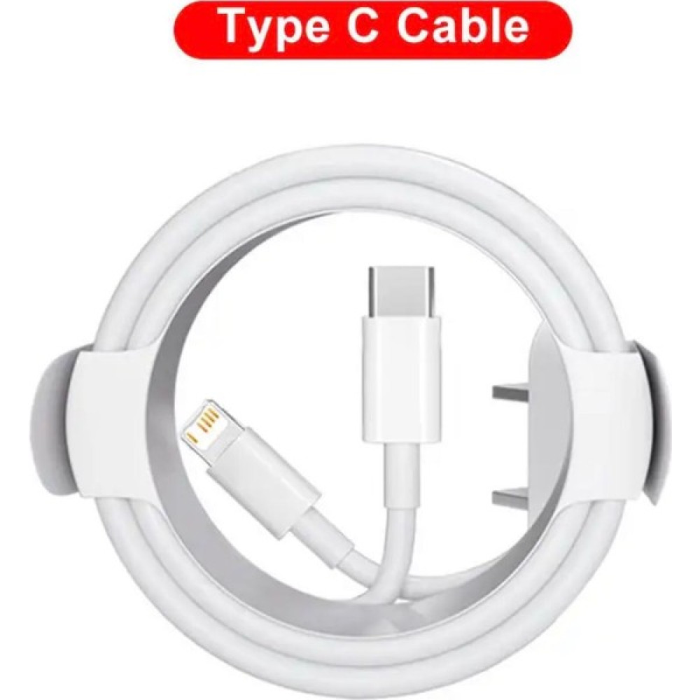 Bubitechh iphone Uyumlu Usb-C Lighting Şarj Kablosu - Beyaz Cep Telefonu Kablosu Fiyatı