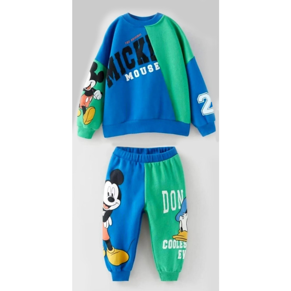 Bubito Mickey Mouse Görselli Bebek Çocuk Alt Üst Takım-çok Renkli 3 YAŞ Beden Bebek Giyim-Tekstil Fiyatı