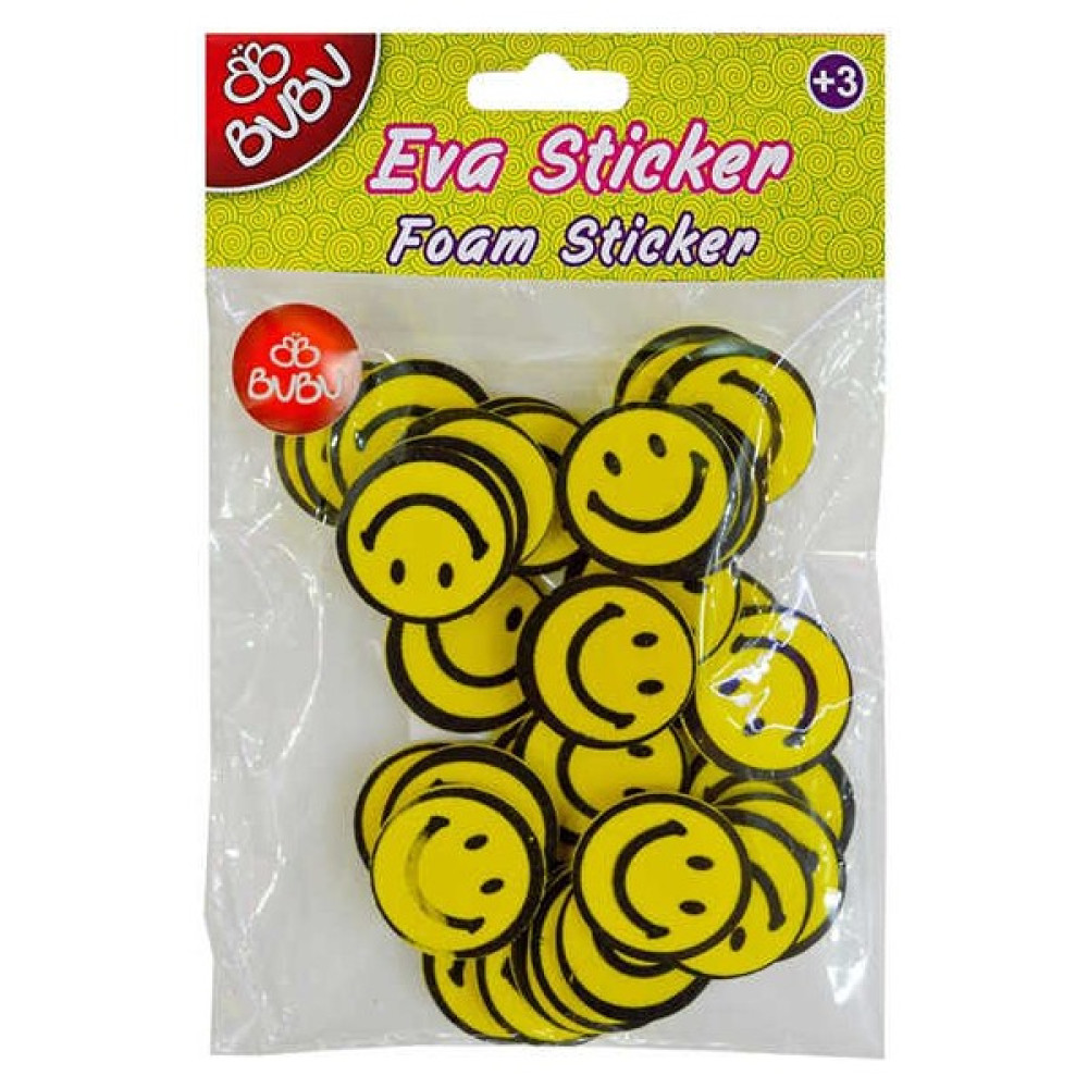 Bubu Eva Sticker Gülen Yüz Orta -STS030 Oto Boyaları Fiyatı