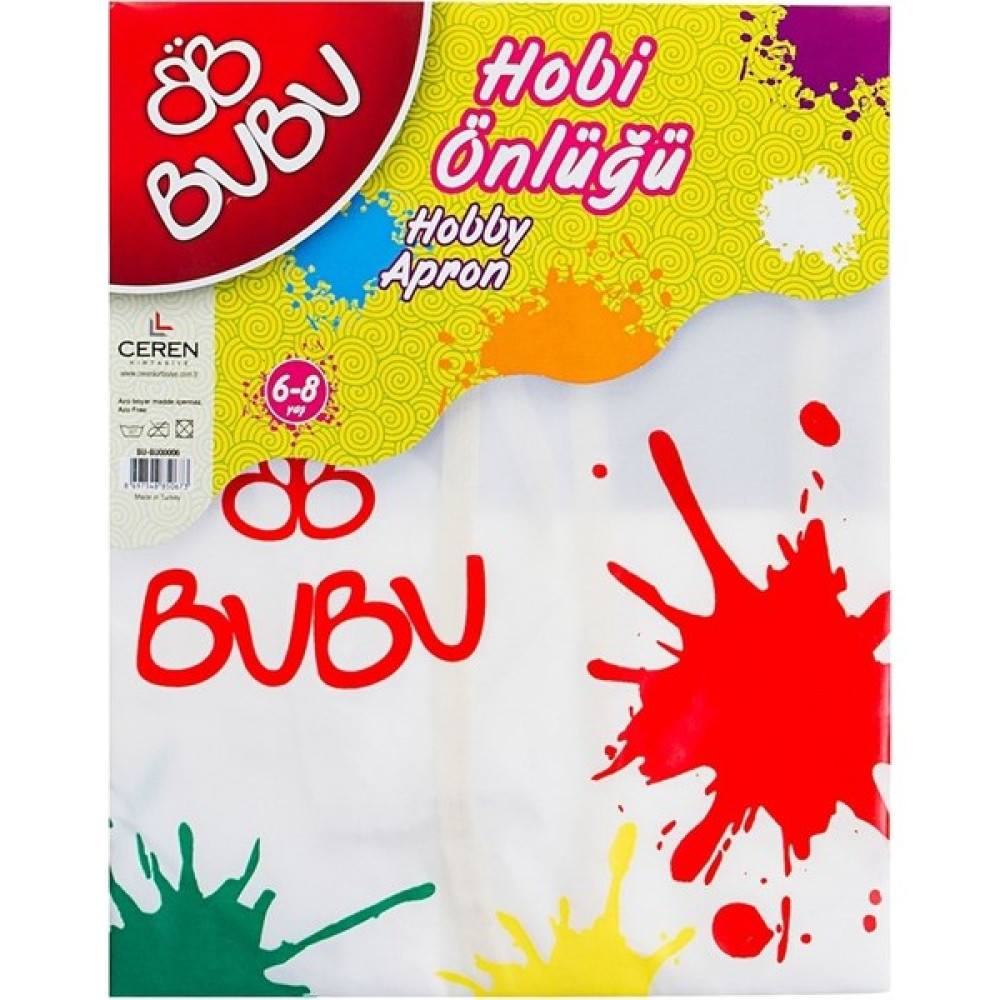 Bubu Hobi Boyama Önlüğü 6-8 Yaş (-00006) Oto Boyaları Fiyatı