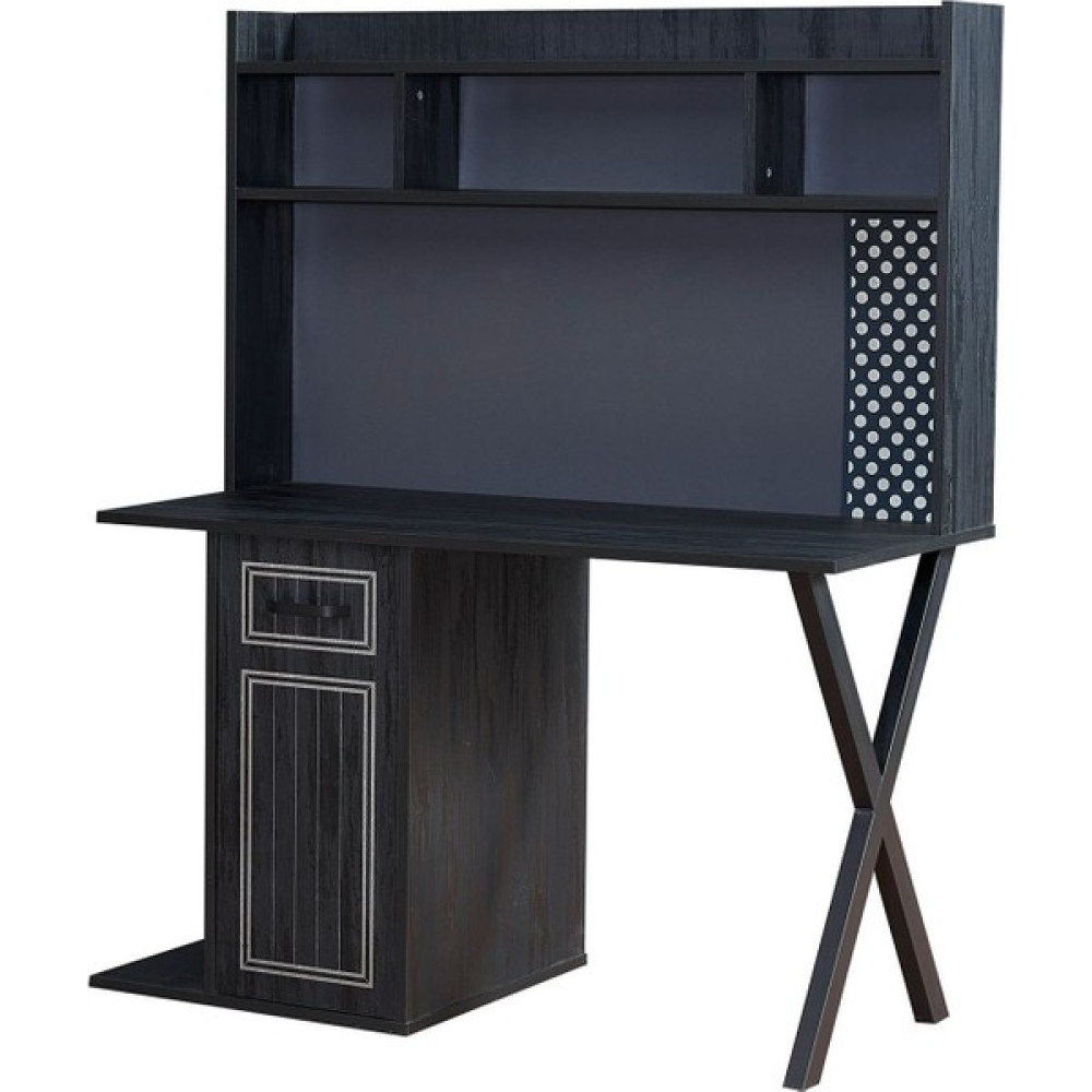 Bubu Home Mablack Üniteli Çalışma Masası - 118 x 60 x 150 cm - Siyah Çalışma Masası Fiyatı