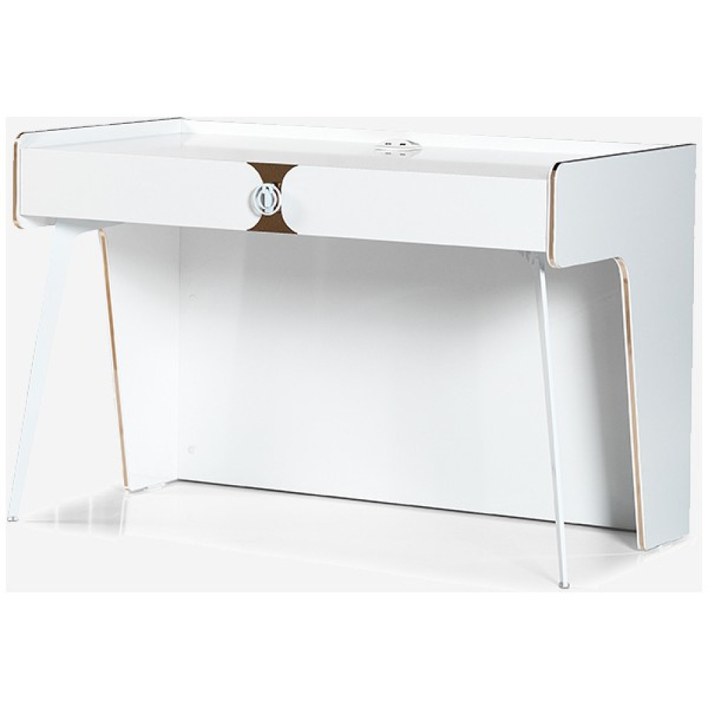 Bubu Home Palelegant Çalışma Masası - 120 x 77 x 60 cm - Beyaz - Sarı Çalışma Masası Fiyatı