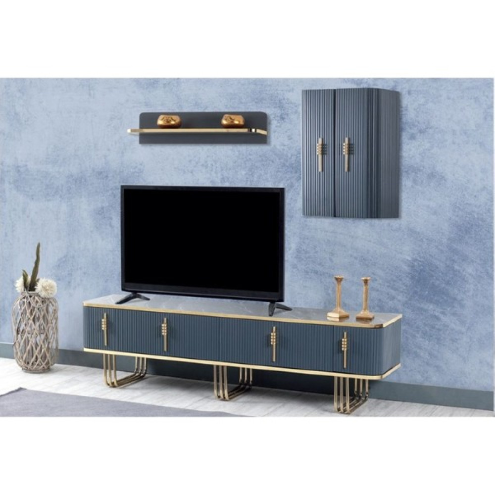 Bubu Home Poyraz Tv Ünitesi Tv Sehpası Duvar Ünitesi 180 cm Tv Ünitesi / Sehpası Fiyatı