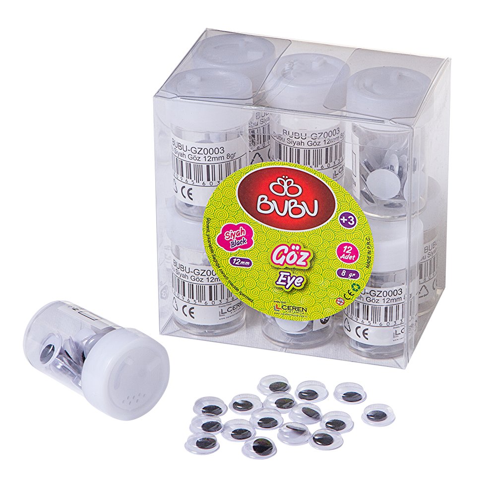 Bubu Siyah Göz 12 Mm 8 g Suluk Fiyatı