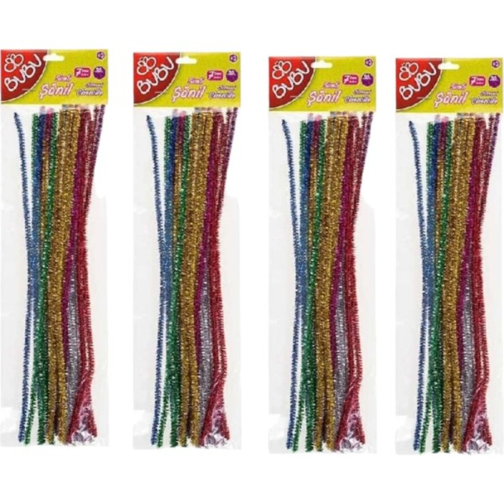 Bubu Şönil Simli 30 cm 20'li ( Dört Adet ) Oto Boyaları Fiyatı