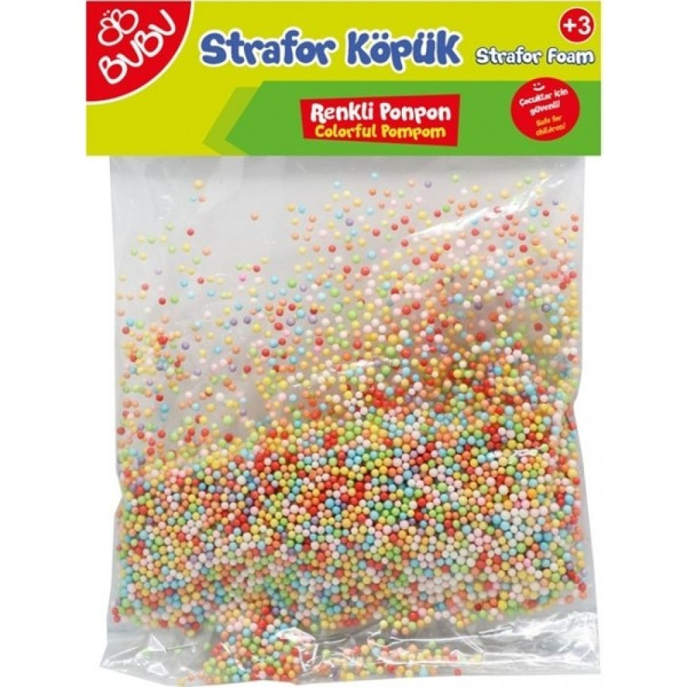 Bubu Strafor Köpük Renkli Ponponlar Yardımcı Malzeme Fiyatı