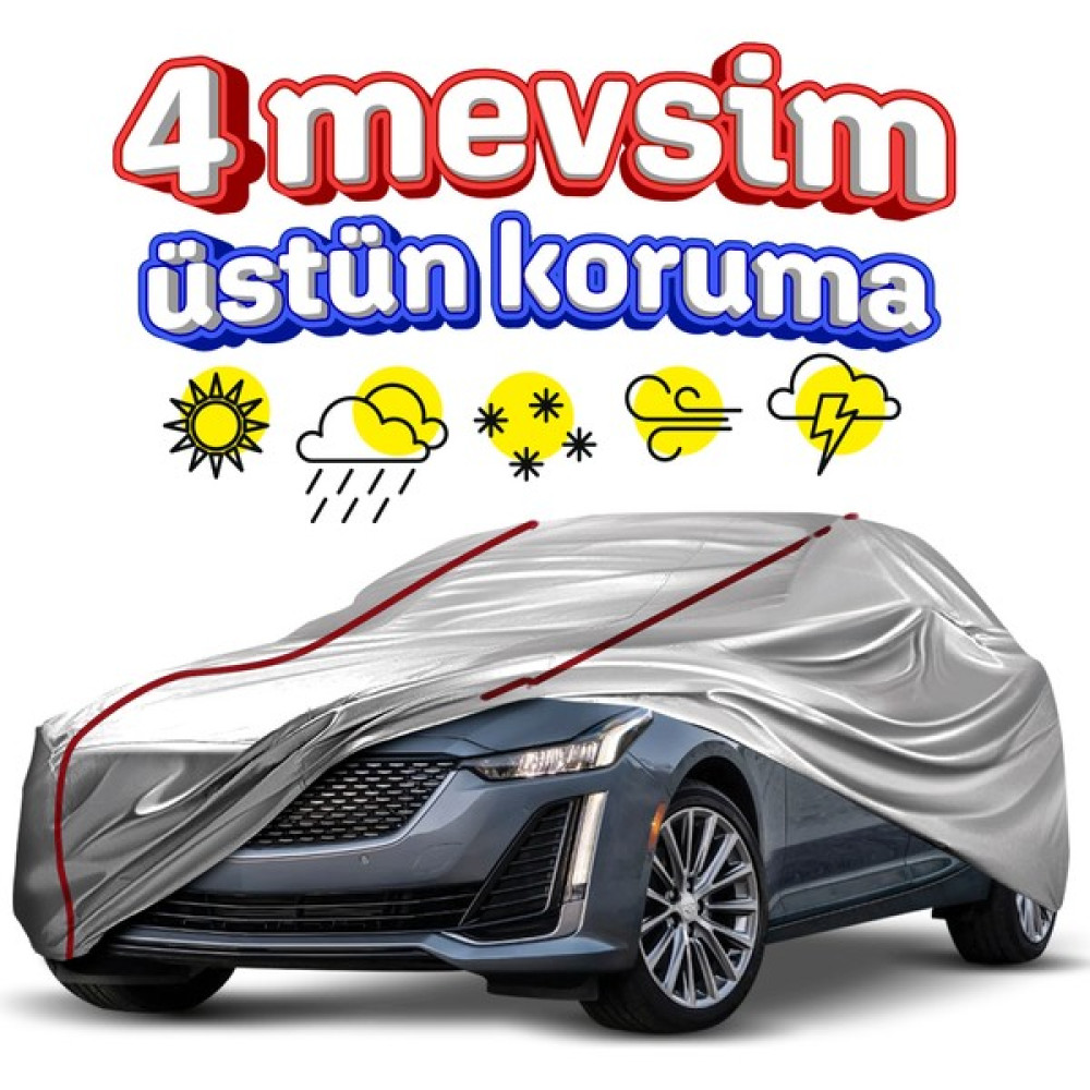 Budge Toyota Corolla 2013-2018 Fitline Araba Brandası Miflonlu Branda Oto Çadır Örtü Oto Branda Fiyatı