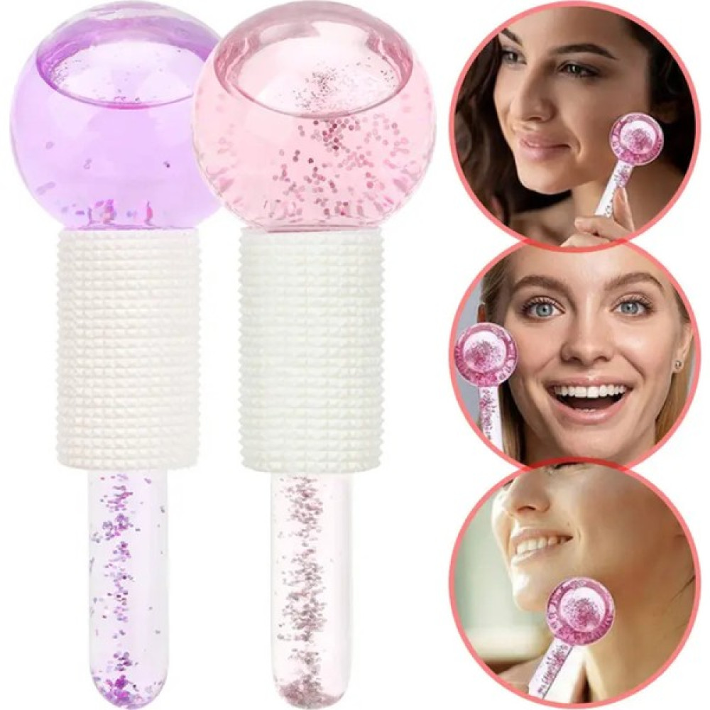 Budors Crystal Ice Ball Roller Yüz Kaldırma Masajı Ice Globes Buz Küresi Soğuk Masaj ve Terapi Topu Masaj Cihazları Fiyatı
