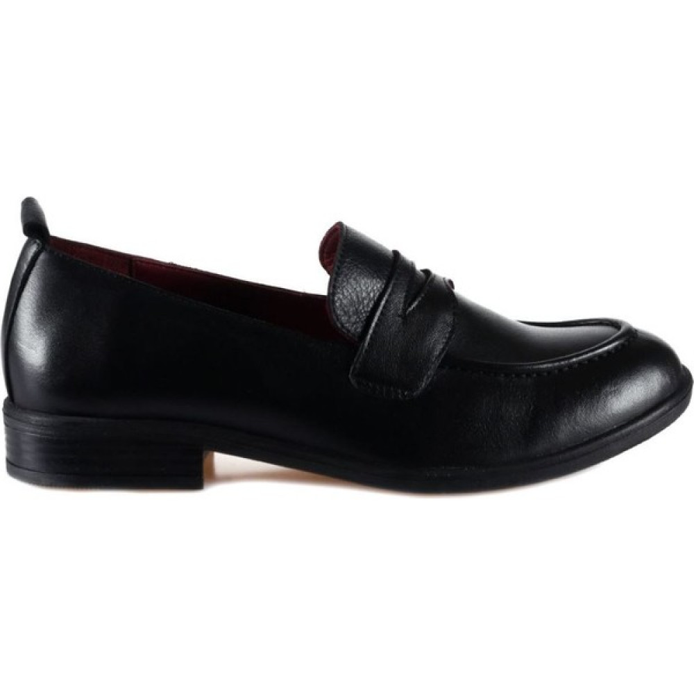 Bueno Shoes Bueno Siyah Deri Kadın Düz Ayakkabı Kadın Günlük Ayakkabıları Fiyatı