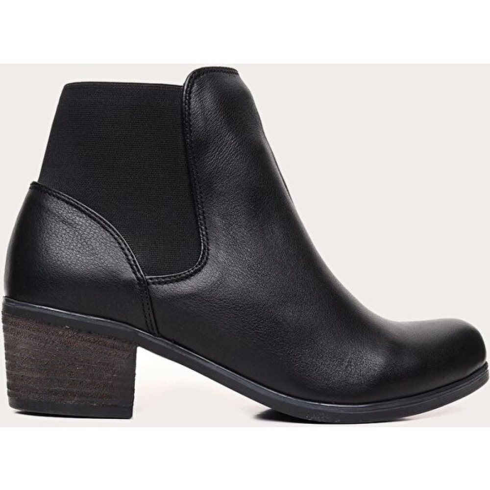 Bueno Shoes Deri Siyah Kadın Topuklu Bot Kadın Botları Fiyatı