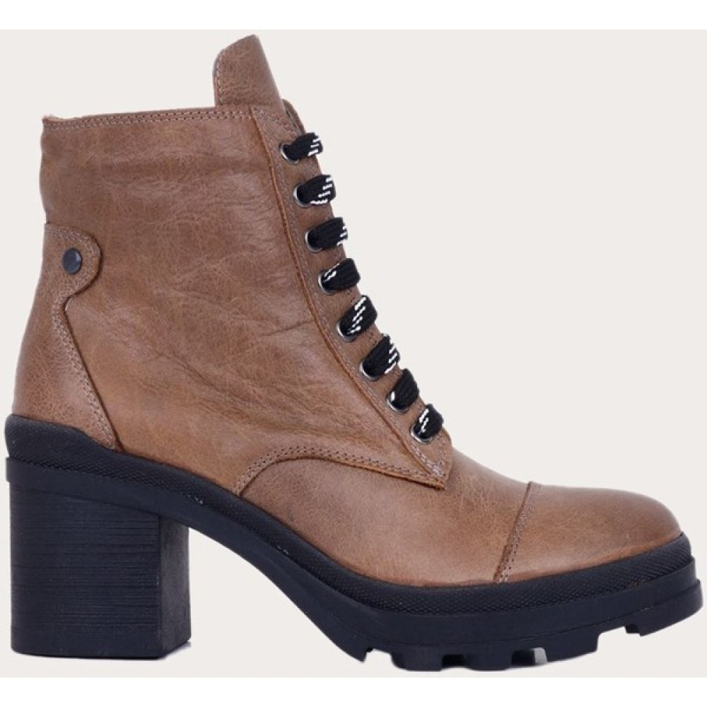 Bueno Shoes Deri Vizon Kadın Topuklu Bot Kadın Botları Fiyatı