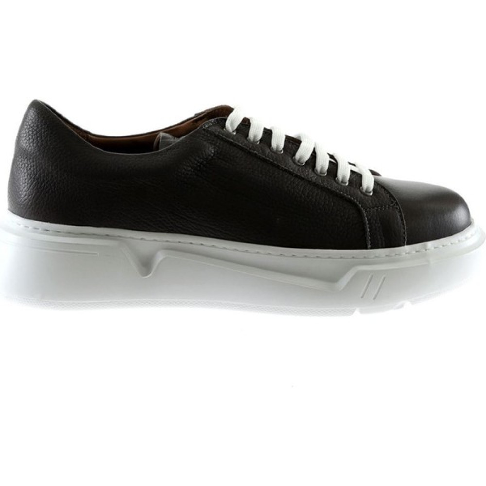 Bueno Shoes Gri Flotter Deri Erkek Spor Ayakkabı Erkek Günlük Ayakkabıları Fiyatı