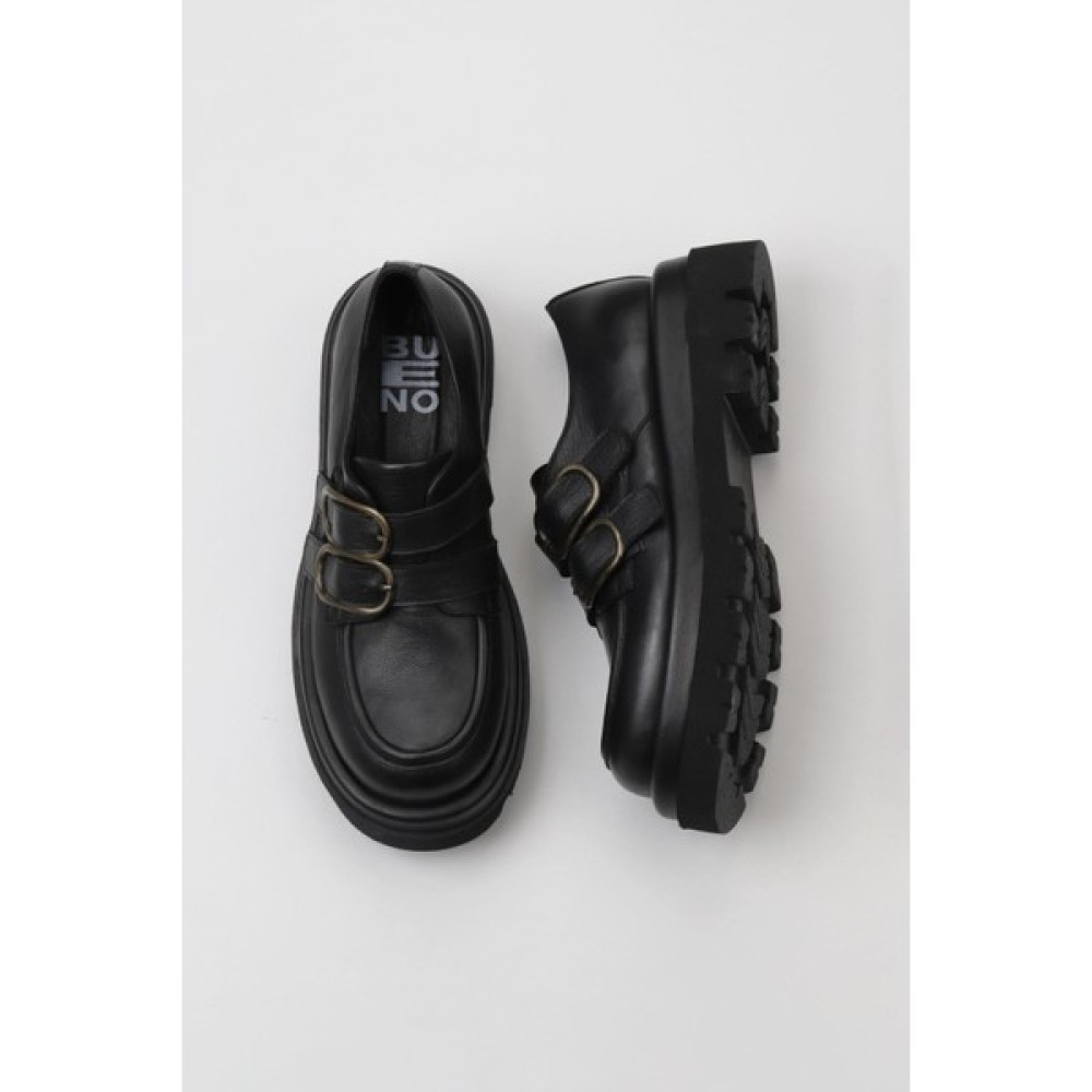 Bueno Shoes Siyah Deri Kadın Günlük Ayakkabı Kadın Günlük Ayakkabıları Fiyatı