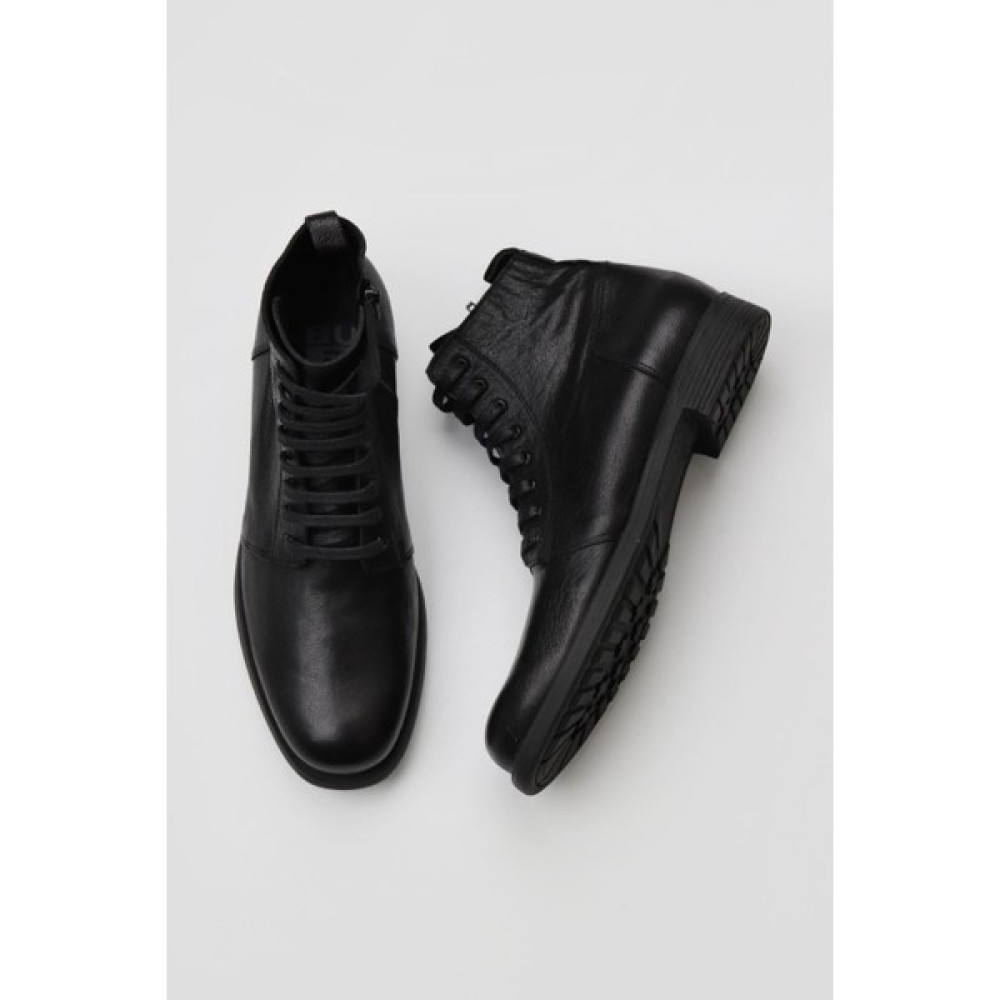 Bueno Shoes Siyah Npl Deri Erkek Bot Erkek Botları Fiyatı