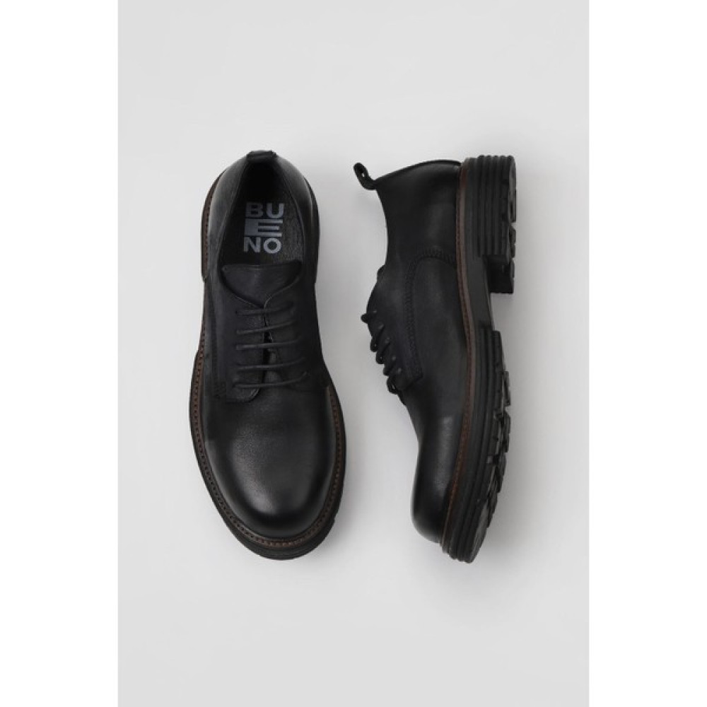 Bueno Shoes Siyah Roma Deri Erkek Günlük Ayakkabı Erkek Günlük Ayakkabıları Fiyatı