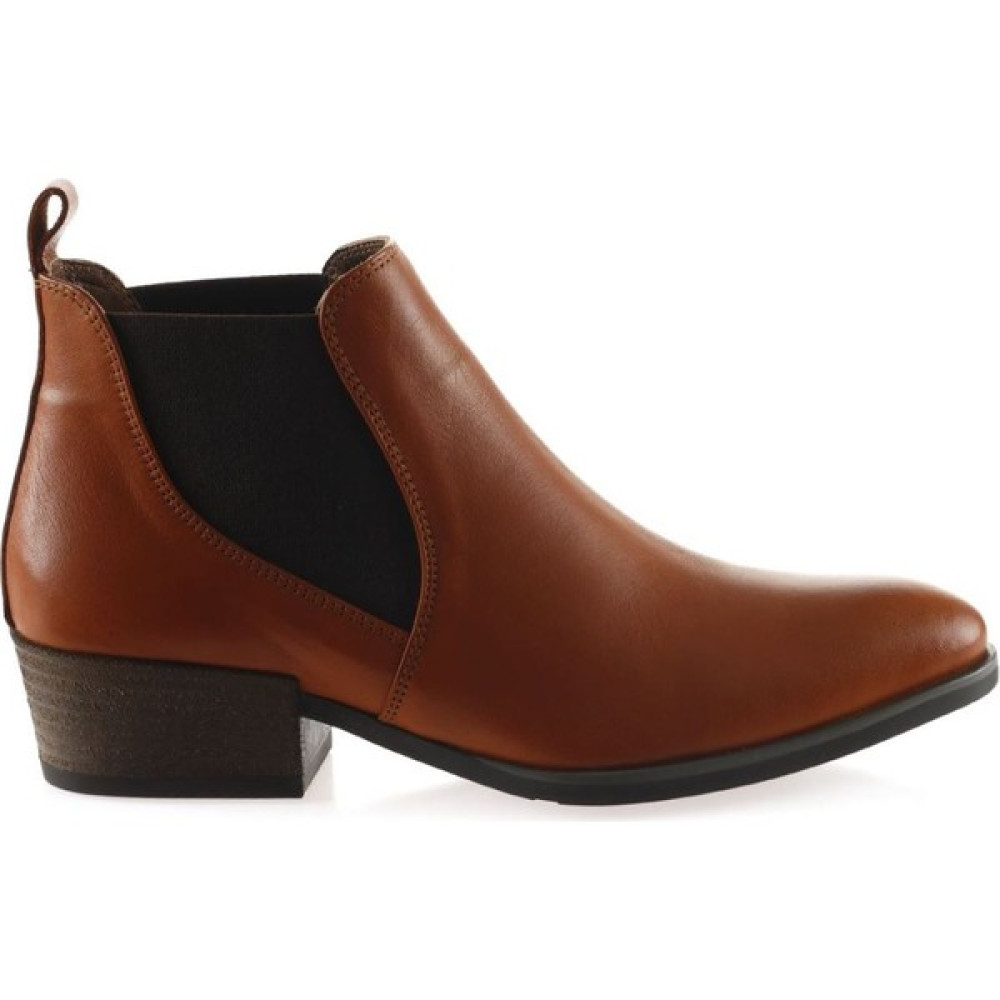 Bueno Shoes Taba Deri Kadın Topuklu Bot Kadın Botları Fiyatı
