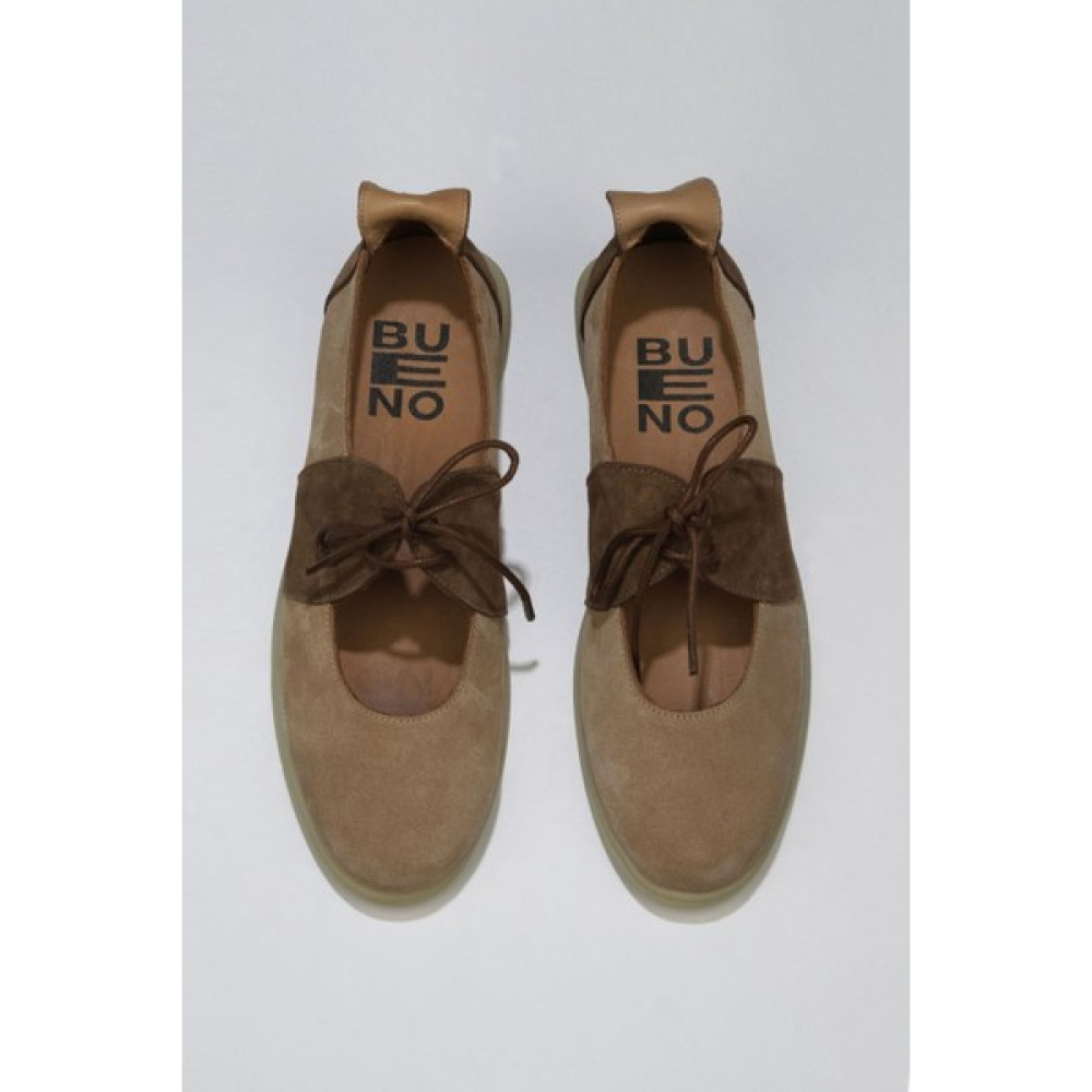 Bueno Shoes Taba Süet Kadın Düz Babet Babetler Fiyatı