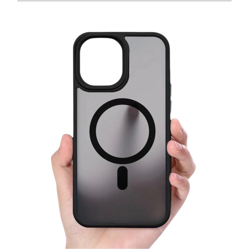 BufaloGlass Apple iPhone 15 Pro Max MagSafe Uyumlu Mat Premium Siyah Kılıf / Premium Magnific Black Case Diğer Fiyatı