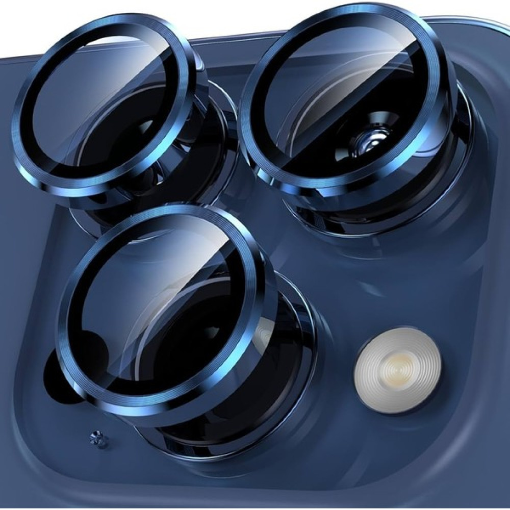 BufaloGlass iPhone 15 Pro/Max Titanium Mavi Premium Lens Koruyucu/ Mineral Camera Protector Cep Telefonu Aksesuarı Fiyatı