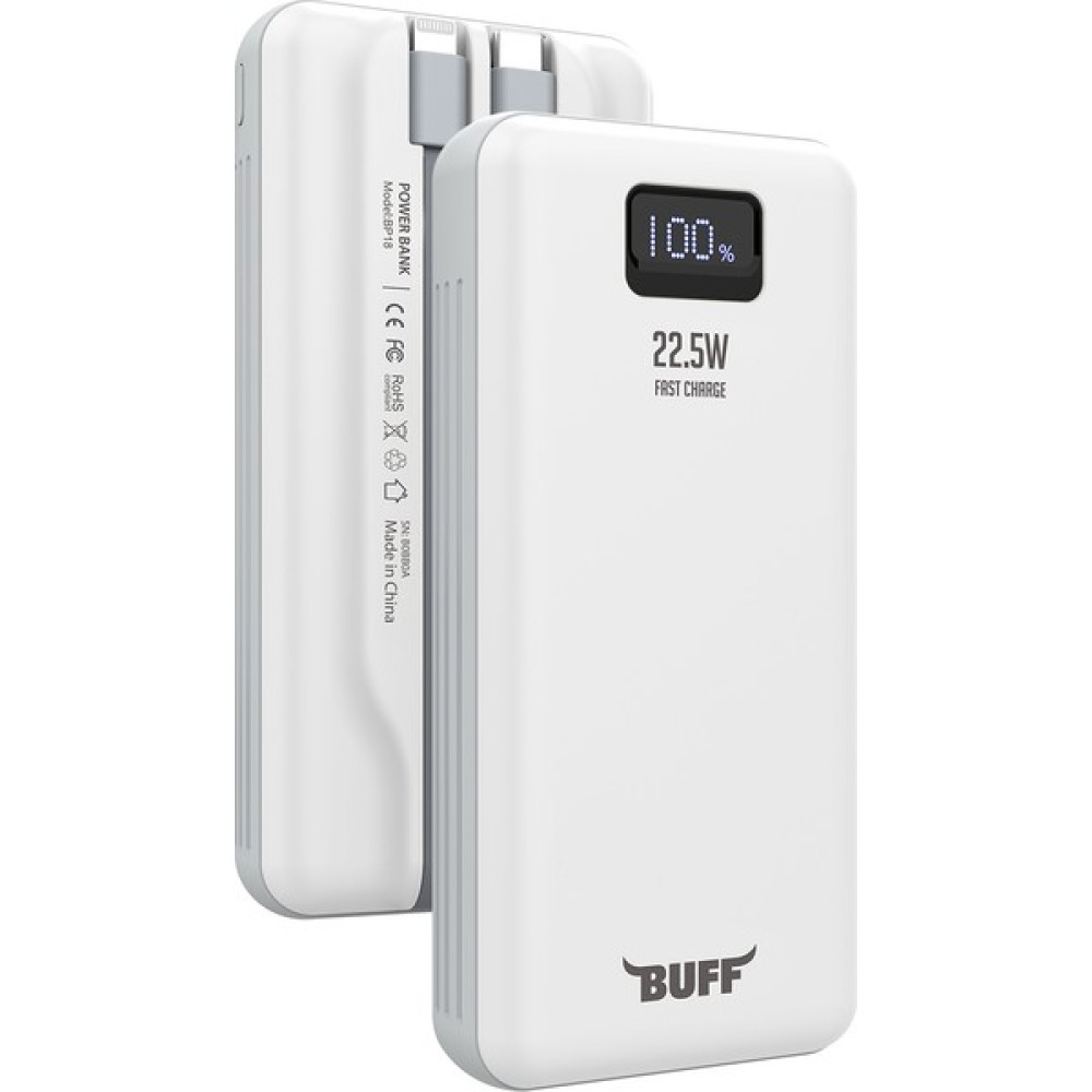 Buff BP18 22.5W 20.000MAH Powerbank White - Beyaz Oto Boyaları Fiyatı