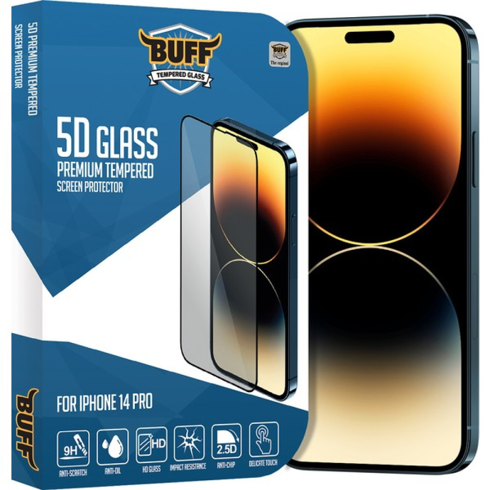 Buff iPhone 14 Pro 5d Glass Ekran Koruyucu Cep Telefonu Ekran Koruyucusu Fiyatı