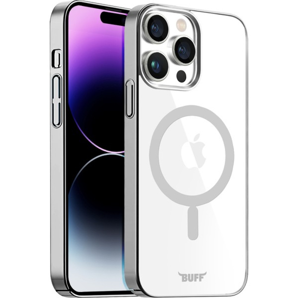 Buff iPhone 14 Pro Max Magsafe Slim Fit Kılıf Silver - Gümüş Cep Telefonu Kılıfı Fiyatı