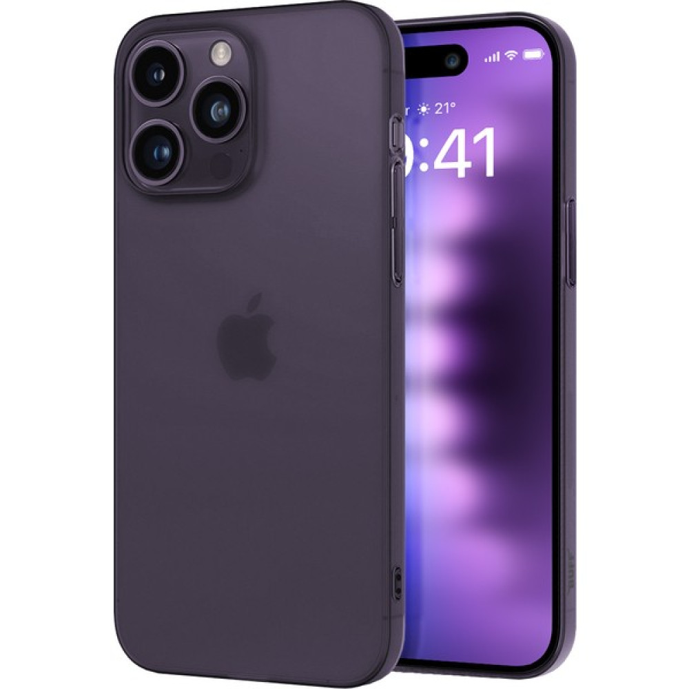 Buff iPhone 15 Pro Max Slimfy Kılıf Purple - Mor Cep Telefonu Kılıfı Fiyatı