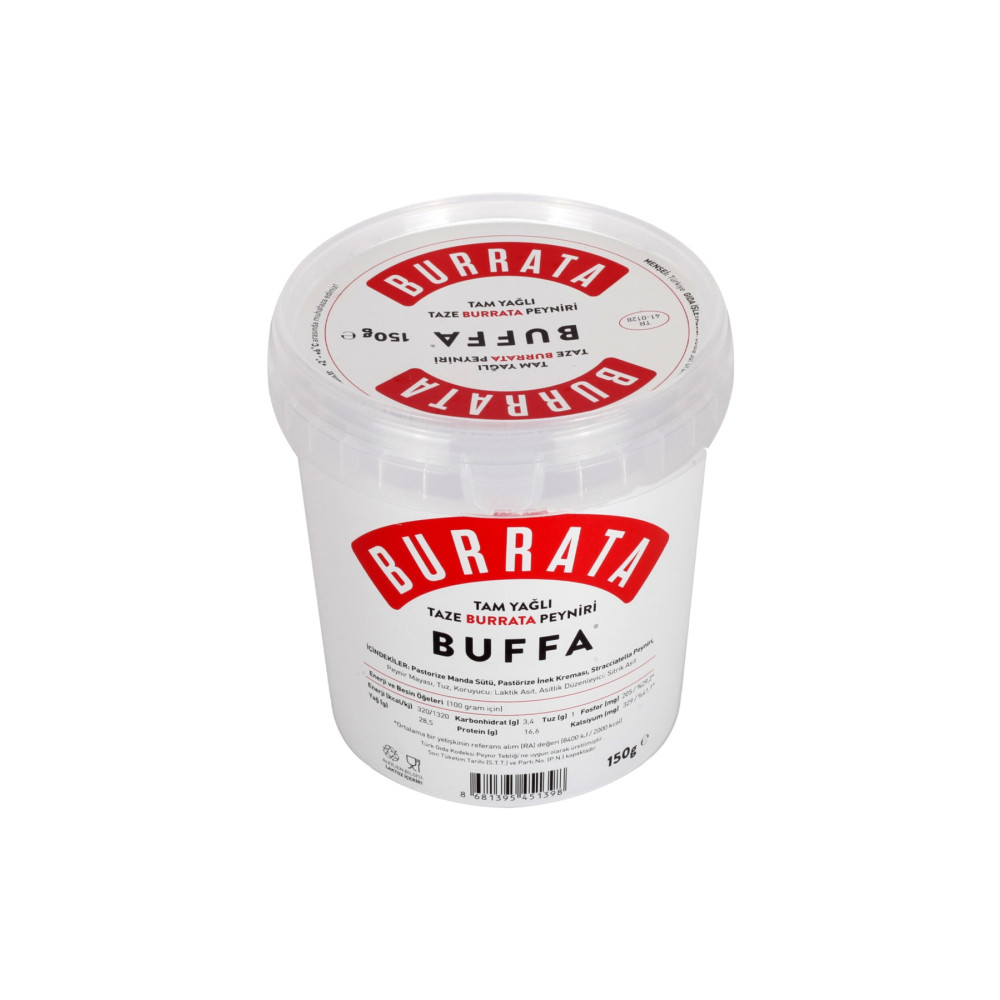 Buffa Tam Yağlı Taze Burrata Peyniri 150g Peynir Fiyatı
